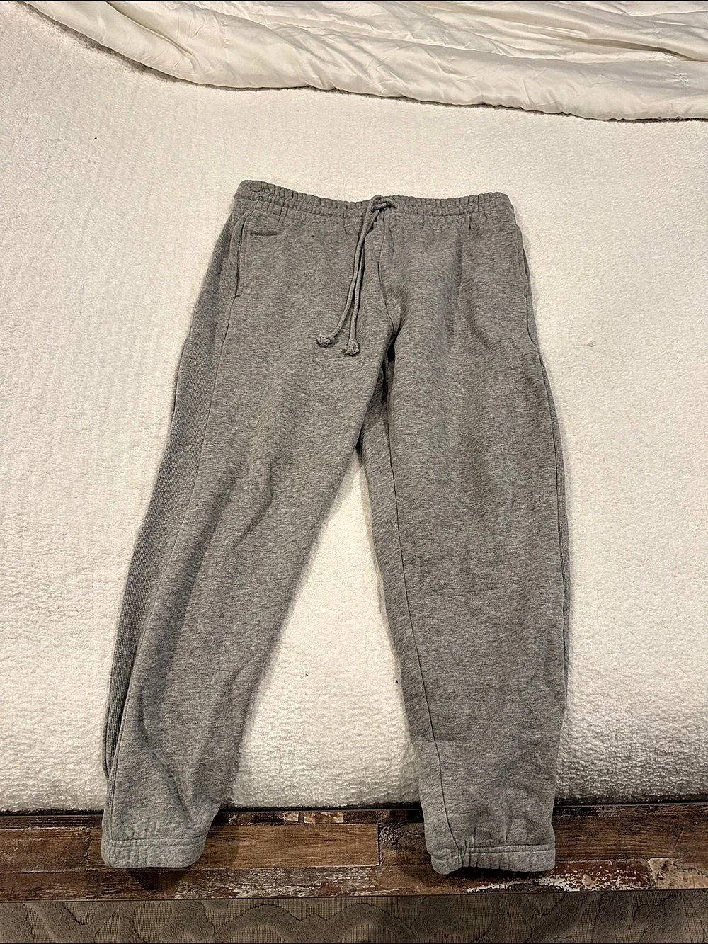 Tna Cozy fleece Gray Jogger Sweatpants Size Large